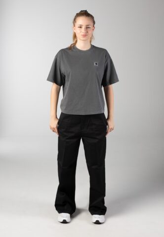 Carhartt WIP – W‘ Omak Rinsed Black – Hose – Schwarz – W28 – 65% Polyester, 35% Baumwolle
