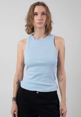 Carhartt WIP – W‘ Philips A Air Sky – Tank – Blau – L – 98% Baumwolle, 2% Elastan