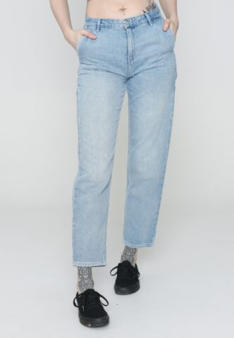 Carhartt WIP – W‘ Pierce Light Stone Washed Blue – Jeans – Blau – W28 – 100% Baumwolle