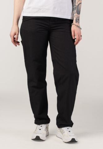 Carhartt WIP – W‘ Pierce Rinsed Black – Hose – Schwarz – W27 – 100% Baumwolle