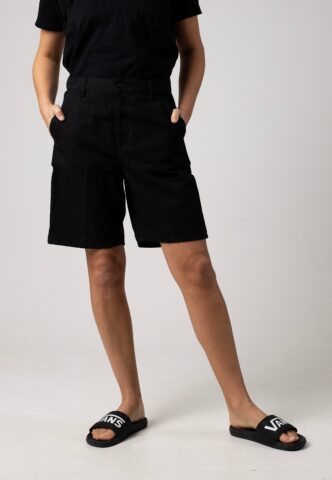 Carhartt WIP – W‘ Pierce Rinsed Black – Shorts – Schwarz – W28 – 100% Baumwolle