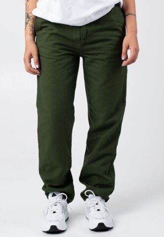Carhartt WIP – W‘ Pierce Rinsed Tarragon – Hose – Grün – W27 – 100% Baumwolle