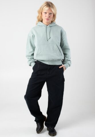 Carhartt WIP – W‘ Pierce Straight Stone Canvas Black – Hose – Schwarz – W29 – 100% Bio-Baumwolle