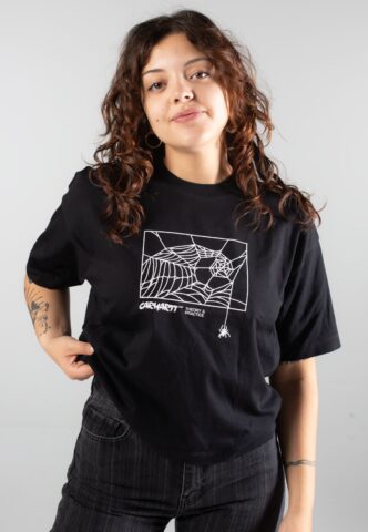 Carhartt WIP – W‘ Theory And Practice Black – T-Shirt – Schwarz – S – 100% Bio-Baumwolle