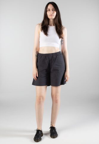 Carhartt WIP – W‘ Toland Stripe Black – Shorts – Schwarz – L – 100% Baumwolle