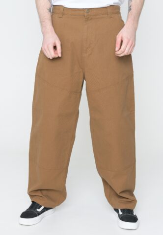 Carhartt WIP – Wide Panel Rinsed Hamilton Brown – Hose – Braun – M – 100% Baumwolle