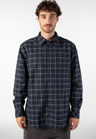 Carhartt WIP – Widmark Check Jupiter – Hemd – Blau – L – 100% Baumwolle