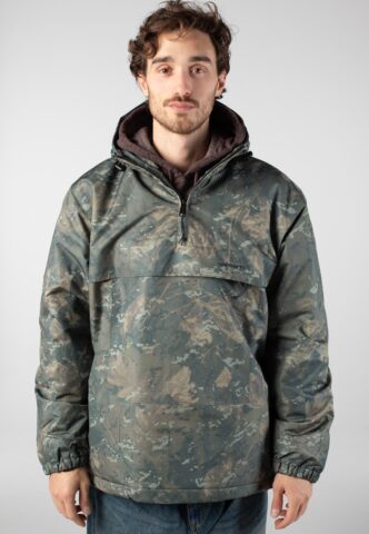 Carhartt WIP – Windbreaker Camo Combi/Green/Black – Jacke – Tarnfarben – L – 100% Polyester