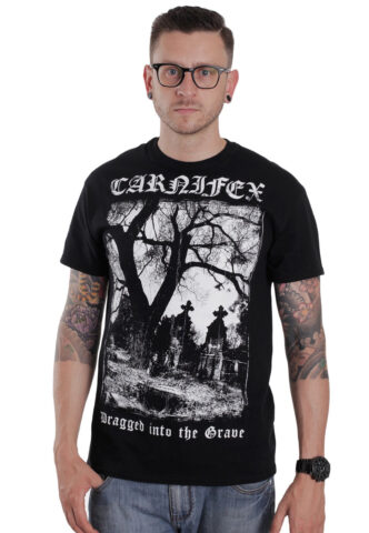 Carnifex – Dragged Into The Grave – T-Shirt – Schwarz – 3XL – 100% Baumwolle