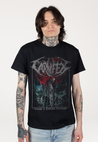 Carnifex – Roses & Rotting Corpses – T-Shirt – Schwarz – XXL – 100% Baumwolle