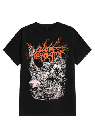 Cattle Decapitation – Alone At The Landfill – T-Shirt – Schwarz – S – 100% Baumwolle