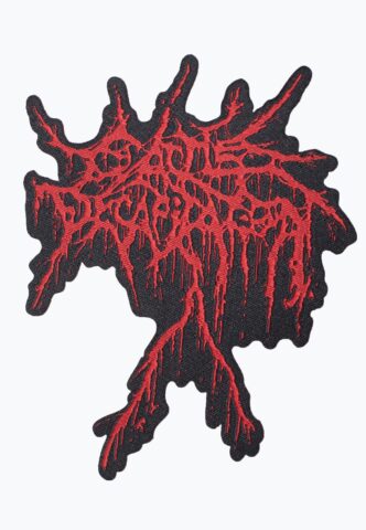 Cattle Decapitation – Red Logo Die Cut – Aufnäher