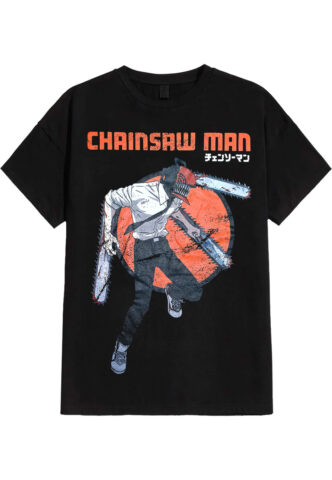 Chainsaw Man – Attack Mode – T-Shirt – Schwarz – XL – 100% Baumwolle