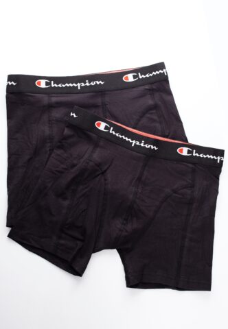 Champion – Boxer Pack Of 2 NBK / NBK – Boxershorts – Schwarz – S – 95% Baumwolle, 5% Elastan