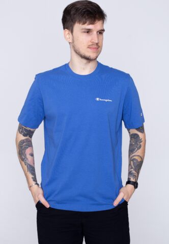 Champion – Crewneck BTC – T-Shirt – Blau – L – 100% Baumwolle
