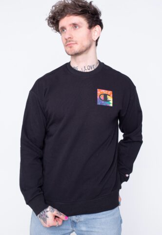 Champion – Crewneck NBK – Sweater – Schwarz – S – 80% Baumwolle, 20% Polyester
