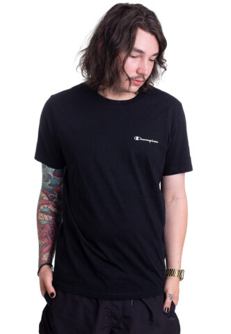 Champion – Crewneck NBK – T-Shirt – Schwarz – S – 100% Baumwolle