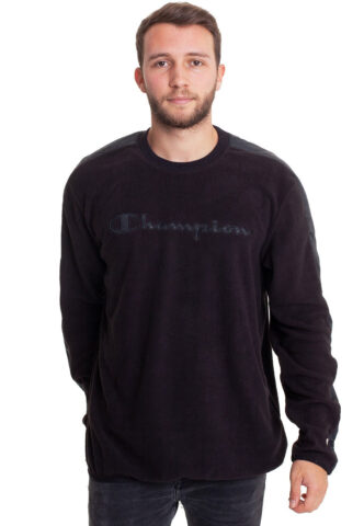 Champion – Crewneck NBK/NBK/Allover – Sweater – Schwarz – S – 100% Polyester