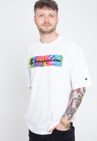 Champion – Crewneck WHT – T-Shirt – Weiß – S – 100% Baumwolle
