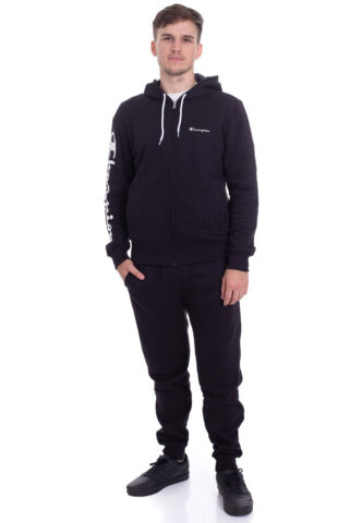 Champion – Fall Fleece Melange NBK/NBK/CCOM – Trainingsanzug – Schwarz – S – 65% Baumwolle, 35% Polyester