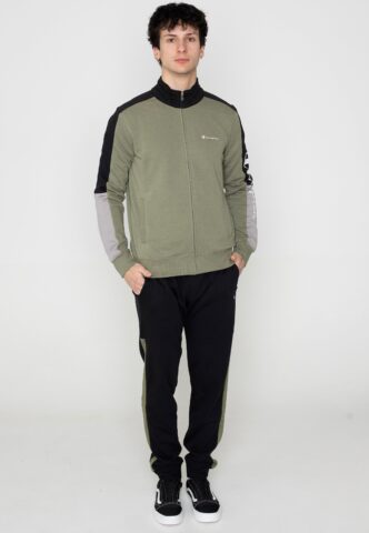 Champion – Full Zip Deep Lichen Green – Trainingsanzug – Grün – XL – 55% Baumwolle, 45% Polyester
