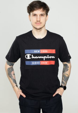 Champion – Graphic Shop Authentic Black Beauty – T-Shirt – Schwarz – M – 100% Baumwolle