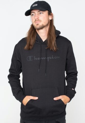 Champion – Hooded Black Beauty A – Hoodie – Schwarz – M – 70% Baumwolle, 30% Polyester