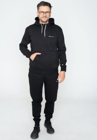 Champion – Hooded Full Zip Black Beauty – Trainingsanzug – Schwarz – XXL – 52% Baumwolle, 48% Polyester
