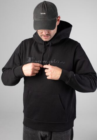 Champion – Hooded NBK – Hoodie – Schwarz – XL – 70% Baumwolle, 30% Polyester