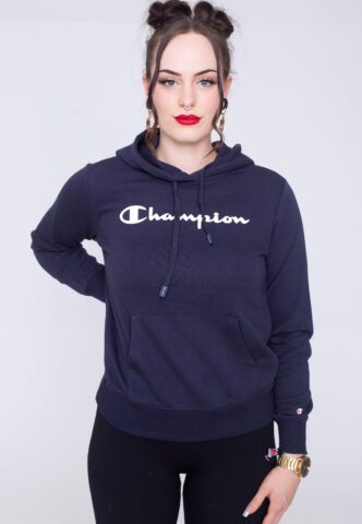 Champion – Hooded NNY – Hoodie – Blau – M – 80% Baumwolle, 20% Polyester