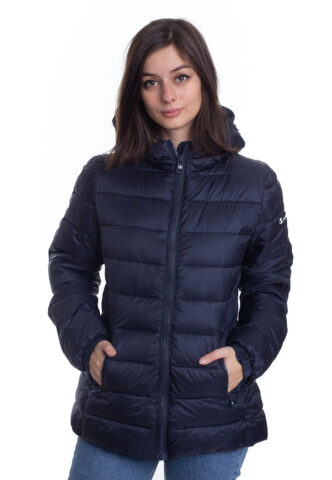 Champion – Hooded Polyfilled NNY – Jacke – Blau – XS – 100% Polyester