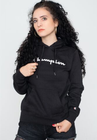 Champion – Hooded Sweatshirt Black Beauty – Hoodie – Schwarz – M – 70% Baumwolle, 30% Polyester