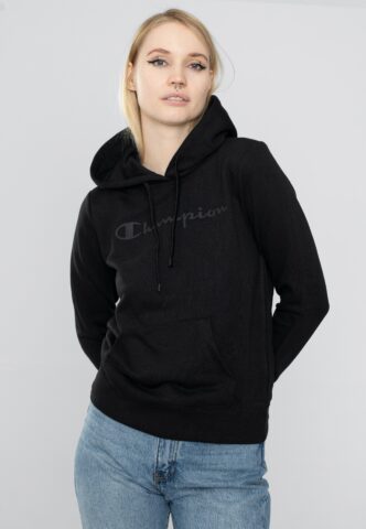 Champion – Hooded Sweatshirt Black Beauty A – Hoodie – Schwarz – L – 55% Baumwolle, 45% Polyester