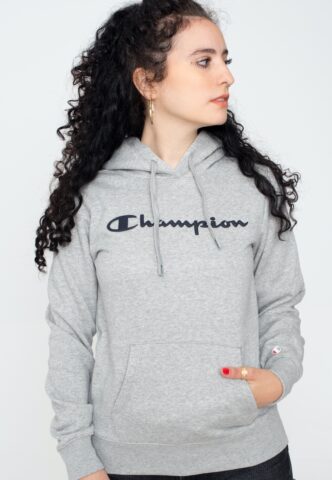 Champion – Hooded Sweatshirt Gray Melange Light – Hoodie – Grau – XS – 70% Baumwolle, 30% Polyester