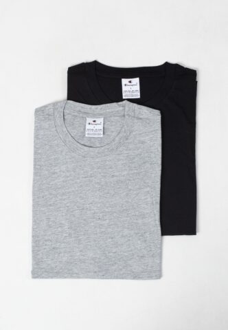 Champion – Pack Of 2 NOXM/NBK – T-Shirt – Schwarz – M – 60% Baumwolle, 40% Polyester