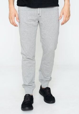 Champion – Rib Cuff Gray Melange Light – Jogginghose – Grau – XS – 95% Baumwolle, 5% Elastan