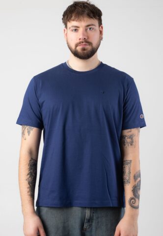 Champion – Tee SAN – T-Shirt – Blau – S – 100% Baumwolle