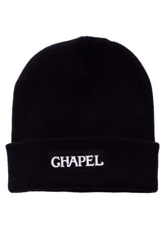 Chapel – Logo – Beanie – Schwarz – Onesize – 100% Polyacryl