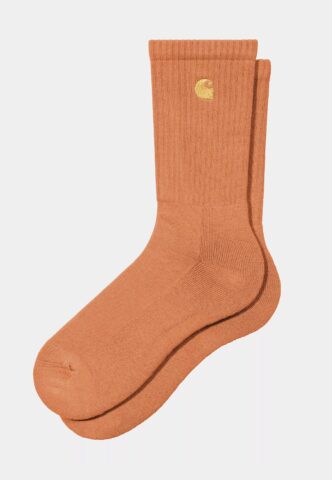 Carhartt WIP – Chase Redhaven/Gold – Socken – Orange – Onesize – 84% Baumwolle, 14% Polyester, 2% Elastan