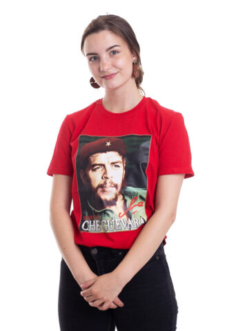 Che Guevara – Portrait Red – T-Shirt – Rot – S – 100% Baumwolle
