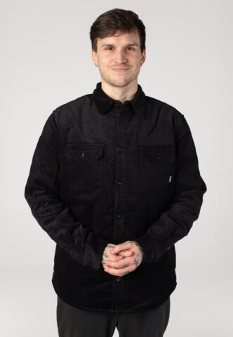 Chet Rock – Dorsey Black – Jacke – Schwarz – L – Shell: 100% Baumwolle; Lining: 100% Polyester; Padding: 100% Polyester