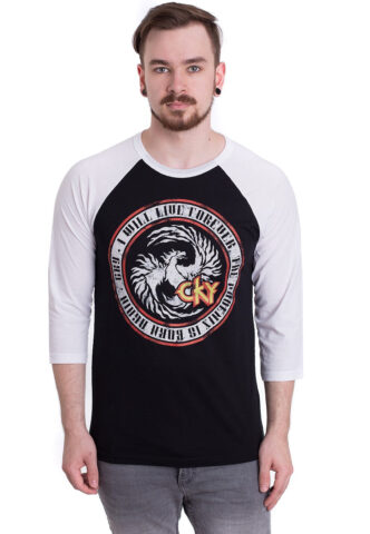 CKY – Live Forever Black/White – Longsleeve – Schwarz – S – 52% Baumwolle, 48% Polyester,Jersey