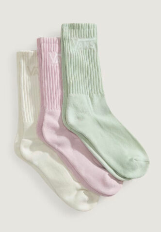 Vans – Classic Crew Pack Of 3 Marshmallow – Socken – Mehrfarbig – M – 74% Baumwolle, 14% Polyester, 8% Nylon, 4% Elastan