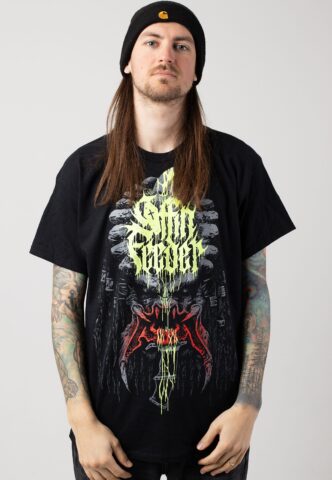 Coffin Feeder – Bleeds – T-Shirt – Schwarz – S – 100% Baumwolle