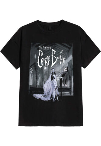 Corpse Bride – Church Posing – T-Shirt – Schwarz – XL – 100% Baumwolle