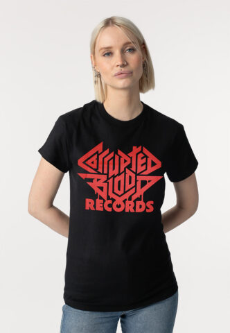 Corrupted Blood Records – Logo – T-Shirt – Schwarz – 3XL – 100% Bio-Baumwolle