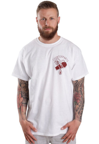 Counterparts – Sling White – T-Shirt – Weiß – XXL – 100% Baumwolle