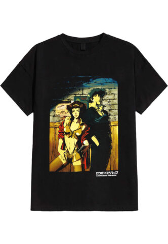 Cowboy Bebop – Spike Faye – T-Shirt – Schwarz – S – 100% Baumwolle,Jersey