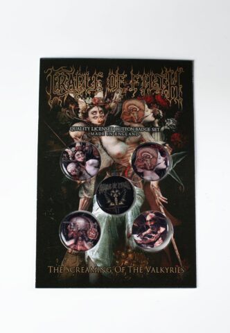 Cradle Of Filth – The Screaming Of The Valkyries – Button – Mehrfarbig – Onesize – Metalllll-Legierung