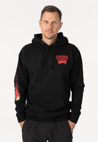 Creature x Cannibal Corpse – Heavyweight – Hoodie – Schwarz – M – 70% Baumwolle, 30% Polyester
